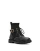 Steve Madden Steve Madden Girls' Ruffle Buckle Strap Combat Boots Little Kid, Big Kid - 1