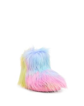 Steve Madden Steve Madden Girls' Tbeastie Faux Fur Boots Toddler, Little Kid