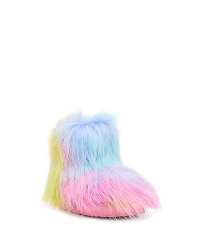 Steve Madden Steve Madden Girls' Tbeastie Faux Fur Boots Toddler, Little Kid
