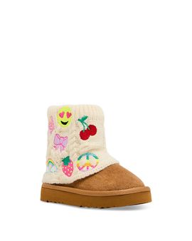 Steve Madden Steve Madden Girls' Tcozy Sweater Booties Toddler