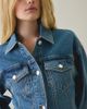 Steve Madden Steve Madden Henrietta Denim Trucker Jacket in Tinted Denim, Women's at Urban Outfitters - 2