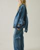 Steve Madden Steve Madden Henrietta Denim Trucker Jacket in Tinted Denim, Women's at Urban Outfitters - 6