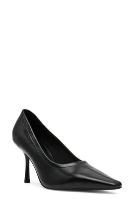 Steve Madden Steve Madden Hexx Faux Leather Pointed Toe Pump