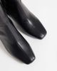 Steve Madden Steve Madden Holly block heeled knee boots in black leather - 3