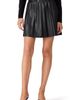 Steve Madden Steve Madden Isha Pleated Faux Leather Miniskirt - 1