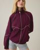 Steve Madden Steve Madden Jacey Piped Oversized Track Jacket in Deep Fig, Women's at Urban Outfitters - 1