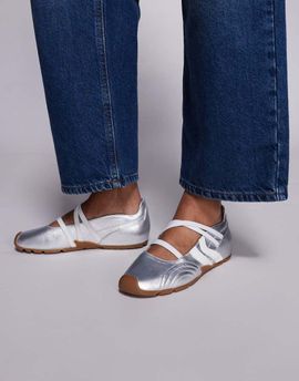 Steve Madden Steve Madden Joisie ballet sneakers in silver