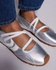 Steve Madden Steve Madden Joisie ballet sneakers in silver - 4