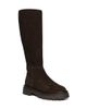 Steve Madden Steve Madden Kaja chunky knee boots in brown suede leather - 2