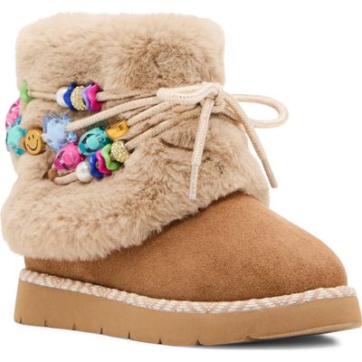Steve Madden Steve Madden Kids' Tstarly Faux Fur Boot