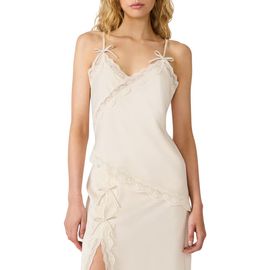Steve Madden Steve Madden Lakely Lace Trim Satin Camisole