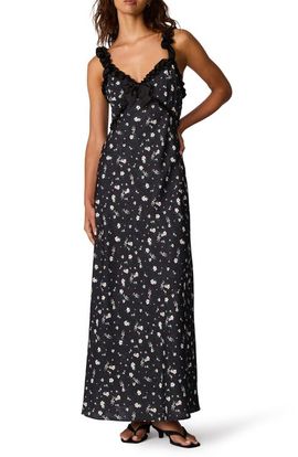 Steve Madden Steve Madden Lavern Floral Ruffle Maxi Dress