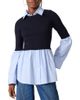 Steve Madden Steve Madden Lenny Mixed Media Sweater - 1