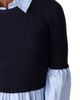Steve Madden Steve Madden Lenny Mixed Media Sweater - 4