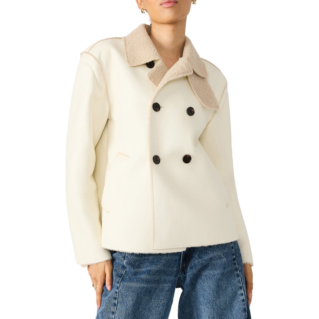 Steve Madden Steve Madden Liv Faux Shearling Coat