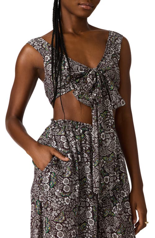 Steve Madden Steve Madden LIvy Tie Front Crop Tank