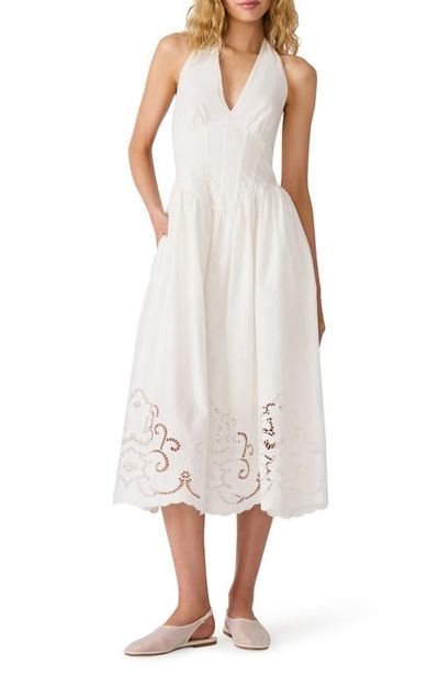 Steve Madden Steve Madden Margie Cutout Halter Midi Dress