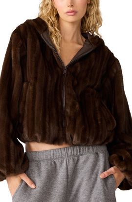 Steve Madden Steve Madden Mavis Faux Fur Jacket