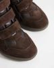 Steve Madden Steve Madden Mavis wedge sneakers in dark brown suede - 3