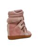 Steve Madden Steve Madden Mavis wedge sneakers in pink suede - 3