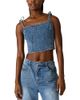 Steve Madden Steve Madden Meaghan Denim Top - 1