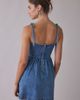 Steve Madden Steve Madden Meaghan Tie-Strap Denim Mini Dress in Tinted Denim, Women's at Urban Outfitters - 3
