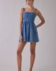 Steve Madden Steve Madden Meaghan Tie-Strap Denim Mini Dress in Tinted Denim, Women's at Urban Outfitters - 5