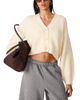 Steve Madden Steve Madden Mica V Neck Button Front Sweater - 1