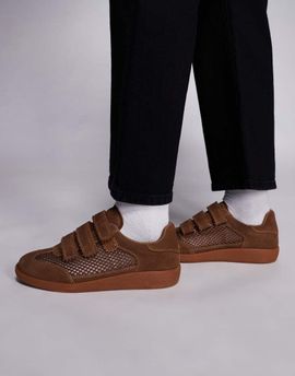 Steve Madden Steve Madden Momentum velcro sneakers in brown