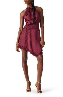 Steve Madden Steve Madden Monna Lace Detail Asymmetric Dress