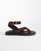 Steve Madden Steve Madden Mybestie-E flat sandals in brown suede - 1