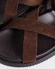 Steve Madden Steve Madden Mybestie-E flat sandals in brown suede - 3