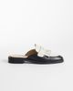 Steve Madden Steve Madden Nanette mule loafers in black/white - 1