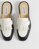 Steve Madden Steve Madden Nanette mule loafers in black/white - 3