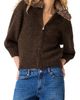 Steve Madden Steve Madden Odessa Faux Fur Collar Zip Sweater - 1