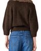 Steve Madden Steve Madden Odessa Faux Fur Collar Zip Sweater - 2