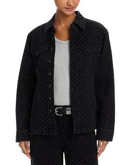 Steve Madden Steve Madden Parc Studded Snap Front Jacket