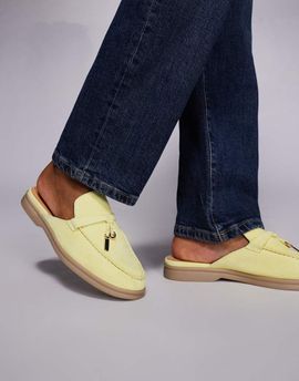 Steve Madden Steve Madden Patrizia mule loafers in yellow suede