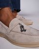 Steve Madden Steve Madden Portland loafers in bone suede-White - 2