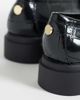 Steve Madden Steve Madden Pre Launch loafers with gold-tone chain in black croc - 3
