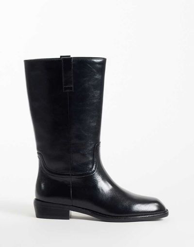 Steve Madden Steve Madden Primo low ankle boots in black leather
