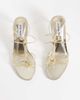 Steve Madden Steve Madden Ramos heeled sandals with gold embellishment in gold - 2