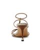 Steve Madden Steve Madden Ramos heeled sandals with gold embellishment in natural snake-Multi - 3