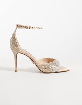 Steve Madden Steve Madden Raquelle heeled sandals in embellished rose-pink