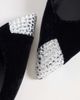 Steve Madden Steve Madden Refuel heeled pumps in black velvet with embellished toe detail - 3