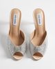 Steve Madden Steve Madden Regalia heeled mule sandals in embellished blush-pink - 2