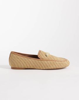 Steve Madden Steve Madden Ridgeview woven loafers in natural raffia-Brown