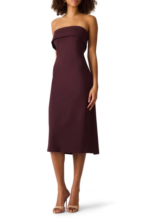 Steve Madden Steve Madden Roslynn Strapless Midi Dress