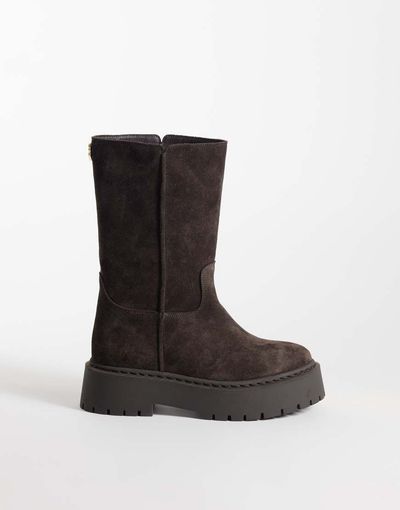 Steve Madden Steve Madden Soleil boots in burnished brown suede