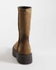 Steve Madden Steve Madden Soleil chunky ankle boots in distressed taupe suede-Neutral - 4